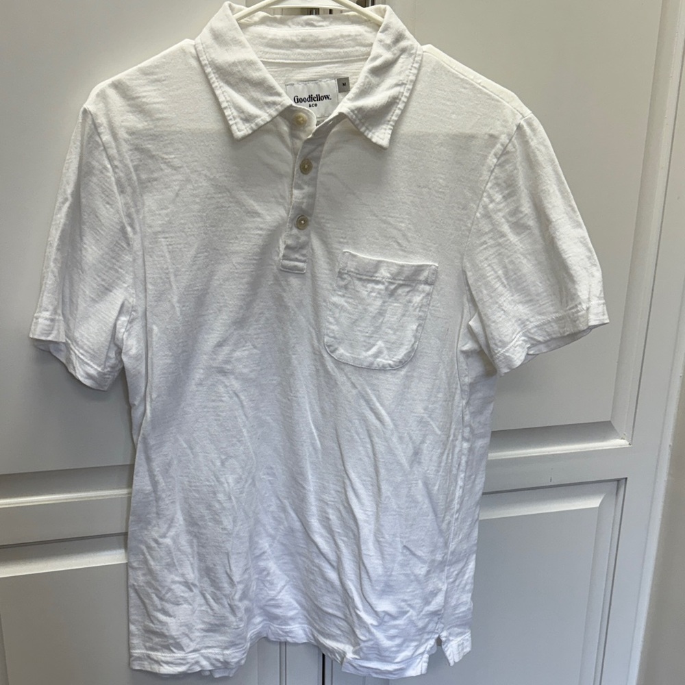 Goodfellow & Co Men’s Polo Shirt in Classic White